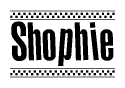 Nametag+Shophie 