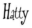 Nametag+Hatty 