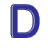 This animated gif is the letter d starting off solid, and melting into a puddle on the floor