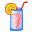   drink drinks beverage beverages straw slice orange Animations Mini Food  