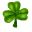 Small animated rocking clover