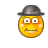   smilies emoticons face faces smilie gentleman hello greeting Animations Mini Smilies  