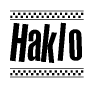 Nametag+Haklo 