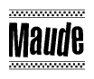 Maude Checkered Flag Design