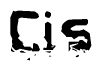 The image contains the word Cis in a stylized font with a static looking effect at the bottom of the words