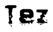 The image contains the word Tez in a stylized font with a static looking effect at the bottom of the words