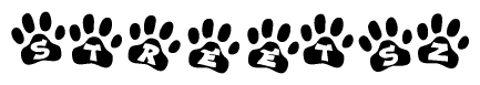 Animal Paw Prints with Streetsz Lettering