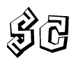 The clipart image features a stylized text in a graffiti font that reads Sc.