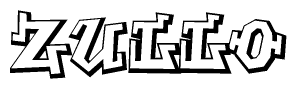The clipart image features a stylized text in a graffiti font that reads Zullo.