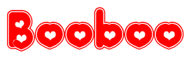 Booboo Word with Hearts 