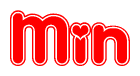 The image displays the word Min written in a stylized red font with hearts inside the letters.