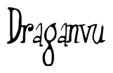 The image contains the word 'Draganvu' written in a cursive, stylized font.