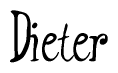 The image is a stylized text or script that reads 'Dieter' in a cursive or calligraphic font.