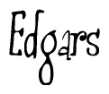 The image contains the word 'Edgars' written in a cursive, stylized font.