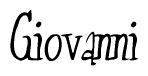 Giovanni Calligraphy Text 