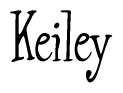 The image contains the word 'Keiley' written in a cursive, stylized font.