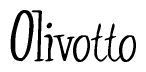 The image is a stylized text or script that reads 'Olivotto' in a cursive or calligraphic font.