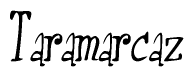 The image contains the word 'Taramarcaz' written in a cursive, stylized font.