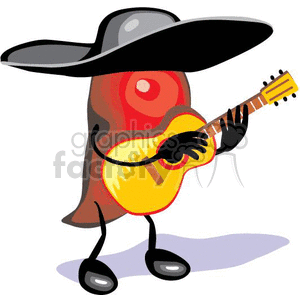 Cinco de Mayo Chili Pepper Musician