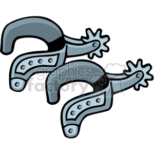 Silver Cowboy Spurs