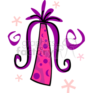 Whimsical Pink and Purple Holiday Gift