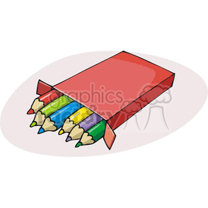 Colorful Crayons Box: Essential School Supplies