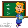 animated teacher in class