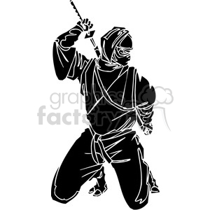 ninja clipart 003