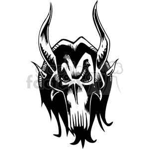 Aggressive Wild Animal Head Vinyl-Ready Tattoo Design