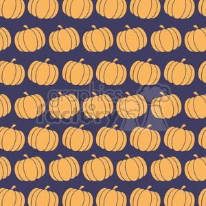 6648 Royalty Free Clip Art Pumpkin Background Seamless Pattern In Blue