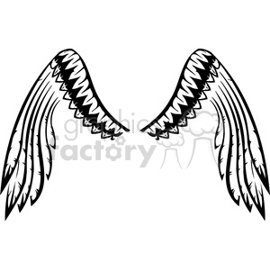 Image of Symmetrical Angel Wings