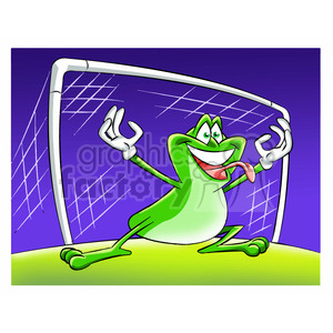 soccer goalie frog