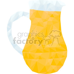 Pitcher of juice geometry geometric polygon vector graphics RF clip art images