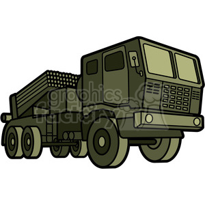 military armored mobile missle strick vehicle