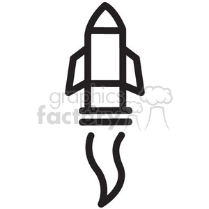 rocket vector icon