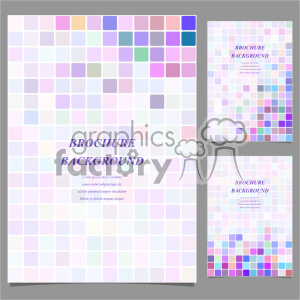 Colorful Mosaic Pattern Brochure Templates