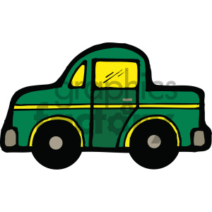 green car cartoon