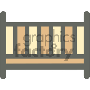 crib furniture icon