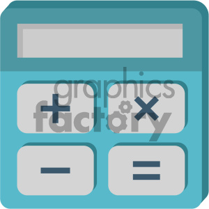 calculator vector flat icon