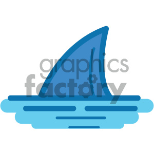 shark fin ocean icon