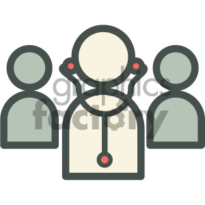 doctors medical vector icon
