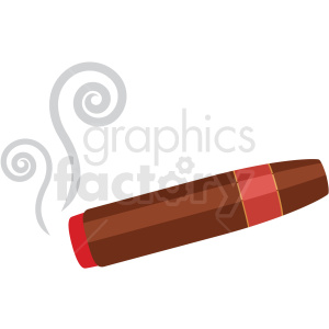 cigar vector flat icon clipart with no background