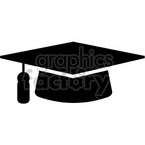 graduation cap vector icon