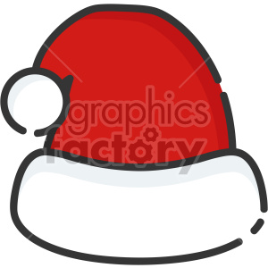 santa hat christmas icon