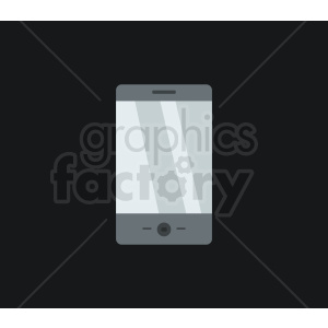 smartphone device vector design on black background