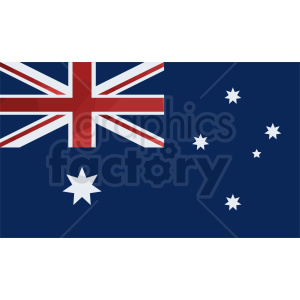 australia flag vector
