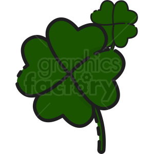 free 4 leaf clover clipart