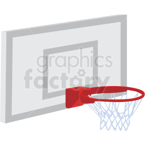 basketball hoop vector clipart