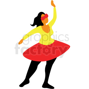 woman acting vector clipart
