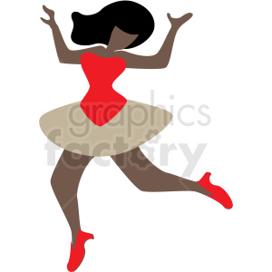 Dancing African American Woman